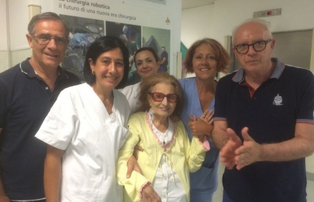 Con estrema soddisfazione e gioia festeggiamo la signora R.Maria di anni 90