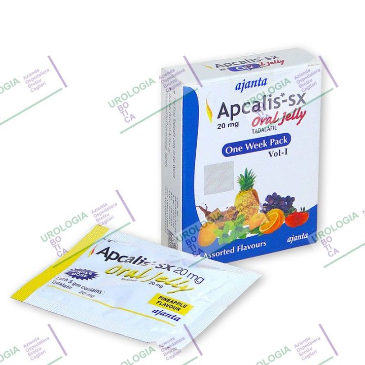 Apcalis SX Jelly online: tadalafil in gel, cosa c’è da sapere
